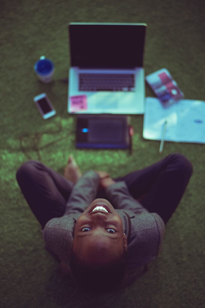 a student in our tech school in Lagos