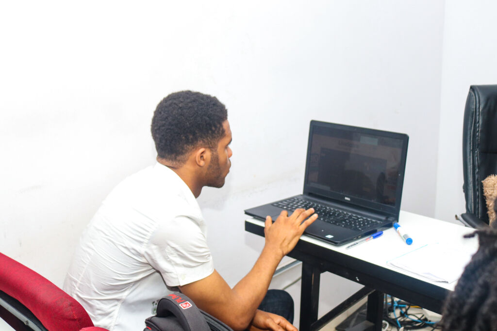 trainee in our digital marketing training in Lagos